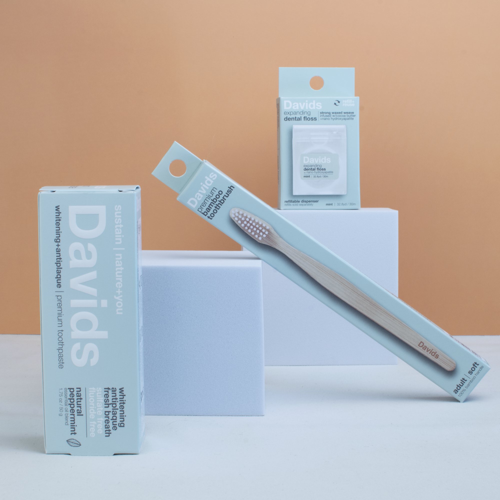 David's Expanding Floss & Refillable Dispenser